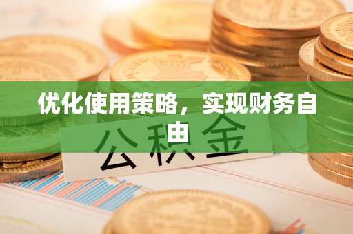 盐池优化使用策略，实现财务自由