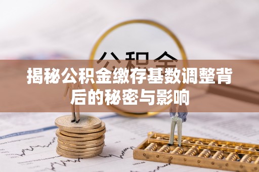 盐池揭秘公积金缴存基数调整背后的秘密与影响