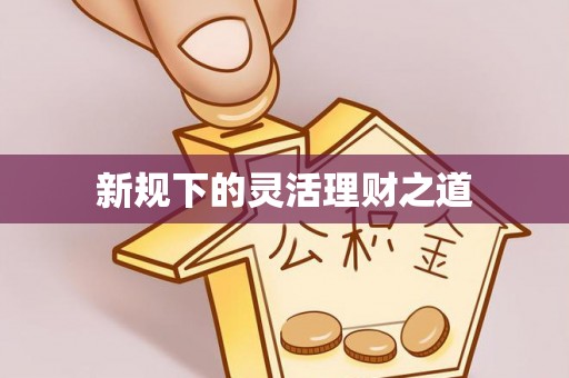 盐池新规下的灵活理财之道
