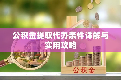 盐池公积金提取代办条件详解与实用攻略