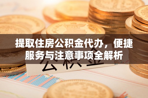 盐池提取住房公积金代办，便捷服务与注意事项全解析