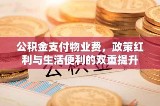 盐池公积金支付物业费，政策红利与生活便利的双重提升