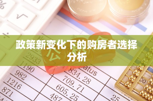 盐池政策新变化下的购房者选择分析