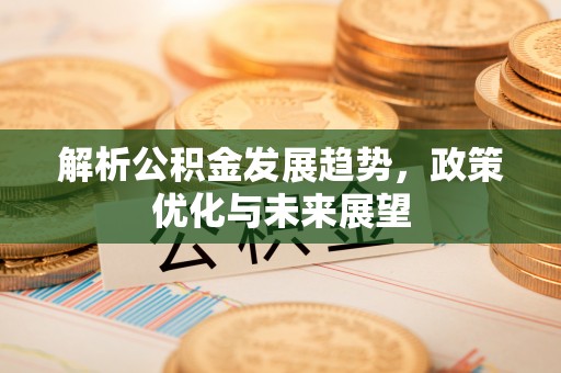 盐池解析公积金发展趋势，政策优化与未来展望