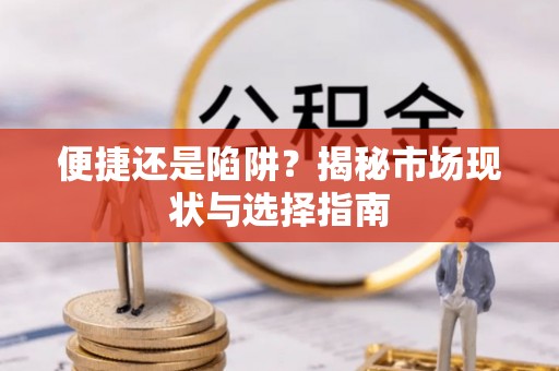 盐池便捷还是陷阱？揭秘市场现状与选择指南