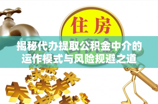 盐池揭秘代办提取公积金中介的运作模式与风险规避之道