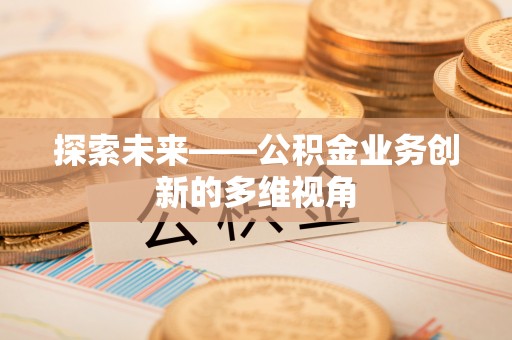 盐池探索未来——公积金业务创新的多维视角