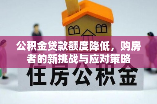 盐池公积金贷款额度降低，购房者的新挑战与应对策略
