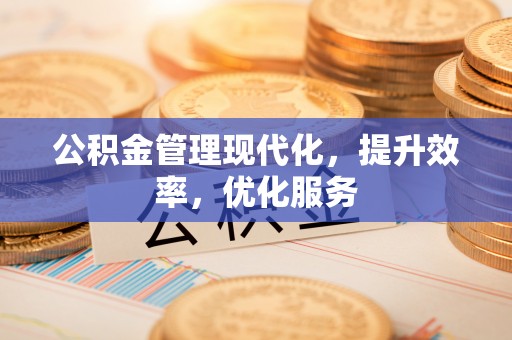 盐池公积金管理现代化，提升效率，优化服务