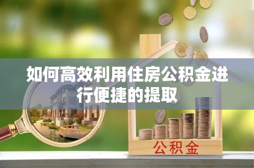 盐池如何高效利用住房公积金进行便捷的提取