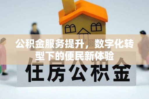 盐池公积金服务提升，数字化转型下的便民新体验